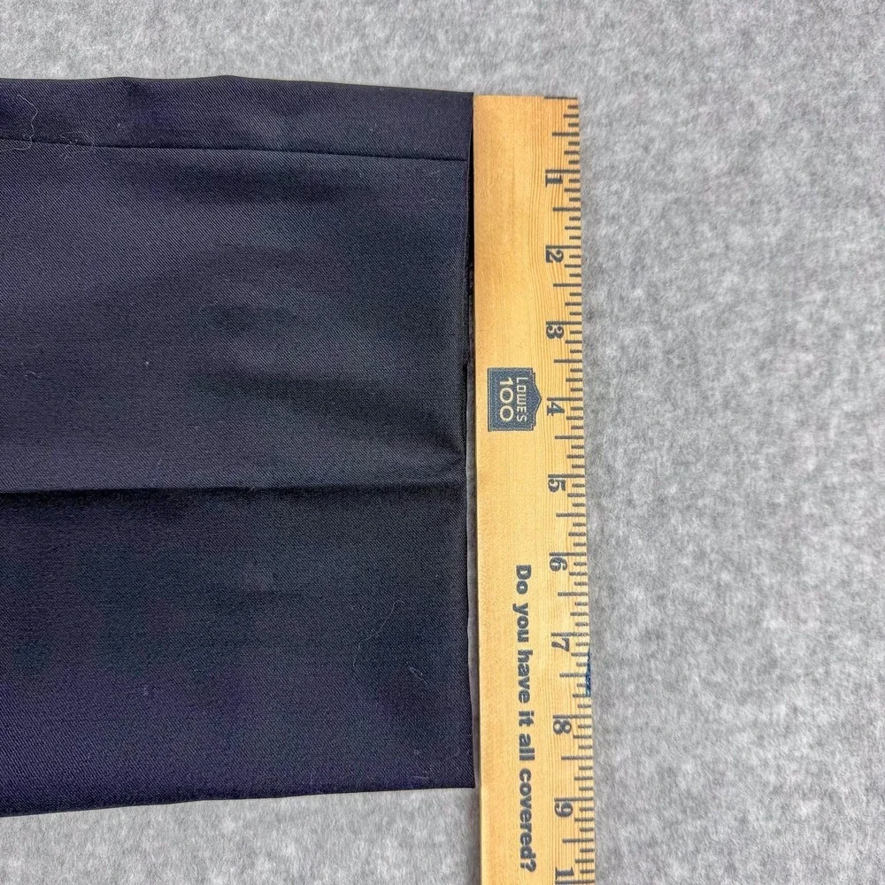 Jos A Bank Dress Pants Mens 35 Black Wool Pleated‎ Straight Classic Office 36x29